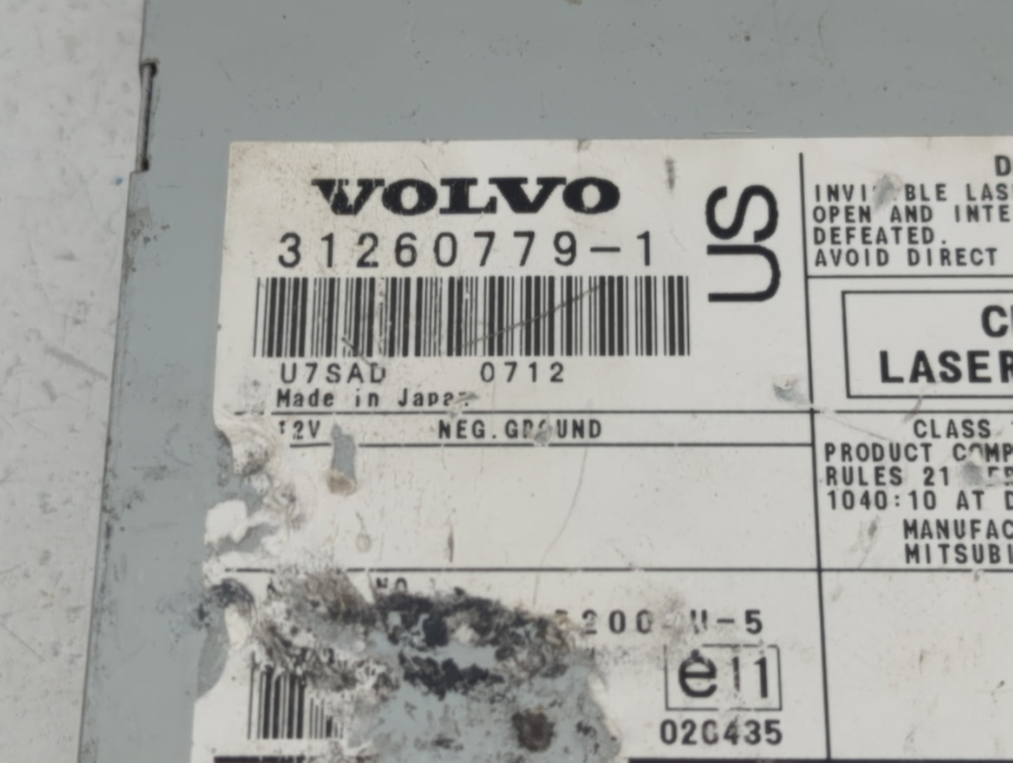2009 Volvo S60 Information Display Screen - Oemusedautoparts1.com