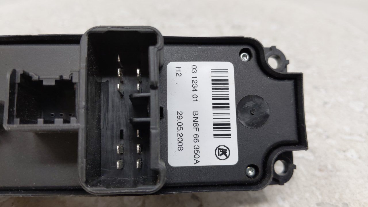 2009 Volvo S60 Master Power Window Switch Replacement Driver Side Left P/N:BN8F 66 350A Fits OEM Used Auto Parts - Oemusedau
