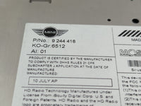 2011-2016 Mini Cooper Radio AM FM Cd Player Receiver Replacement P/N:132640 10 6512 9290998-01 Fits OEM Used Auto Parts - Oe