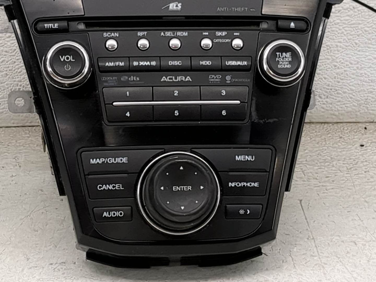 2010 Mdx Radio AM FM Cd Player Receiver Replacement Fits Fits 2011 2012 2013 OEM Used Auto Parts - Oemusedautoparts1.com