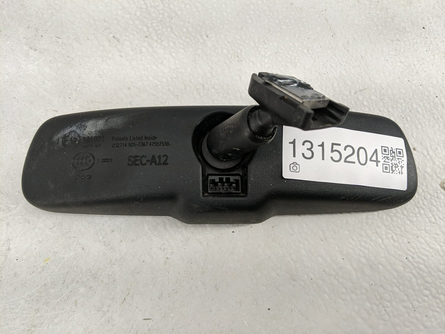 2010-2013 Acura Mdx Interior Rear View Mirror Replacement OEM P/N:7355992970 Fits Fits 2010 2011 2012 2013 OEM Used Auto Par