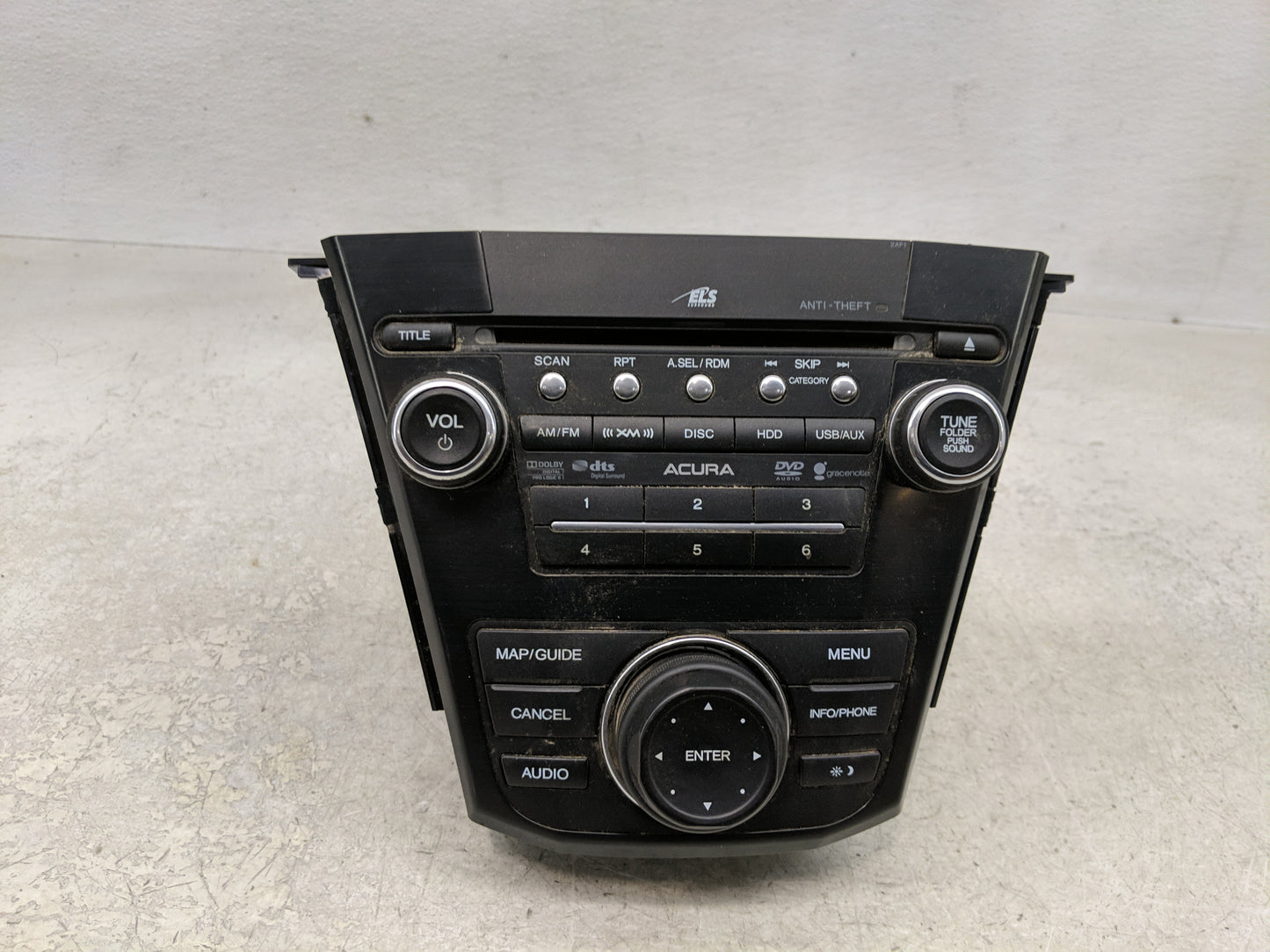 2010-2013 Acura Mdx Radio AM FM Cd Player Receiver Replacement P/N:39101-STX-A640-M1 39101-STX-A710 Fits Fits 2010 2011 2012