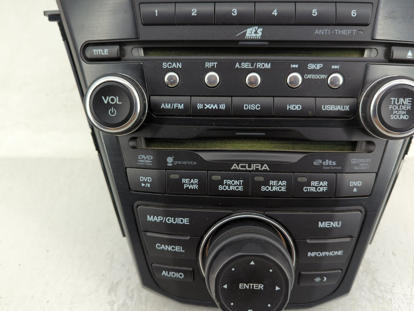 2010-2013 Acura Mdx Radio AM FM Cd Player Receiver Replacement P/N:39101-STX-C710-M1 Fits Fits 2010 2011 2012 2013 OEM Used 