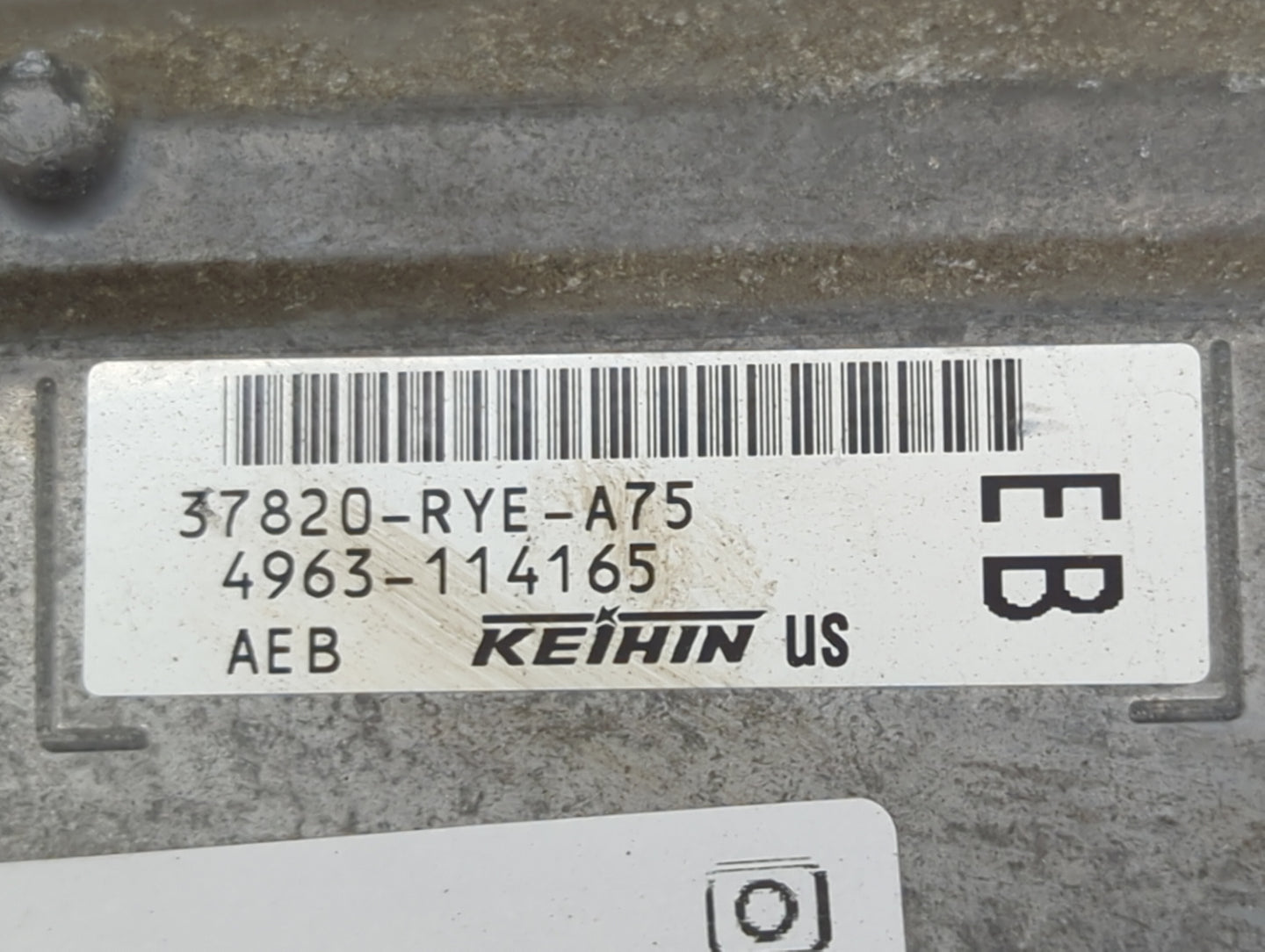 2010-2011 Acura Mdx PCM Engine Control Computer ECU ECM PCU OEM P/N:37820-RYE-A75 4963-114165 Fits Fits 2010 2011 OEM Used A