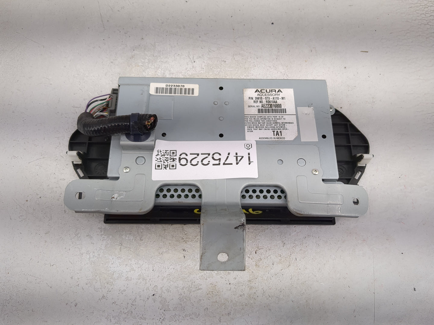 2010-2013 Acura Mdx Information Display Screen 1475229 - Oemusedautoparts1.com