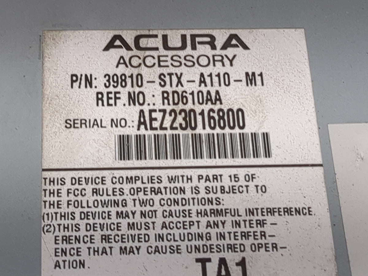 2010-2013 Acura Mdx Information Radio Display Screen 1475229 - Oemusedautoparts1.com