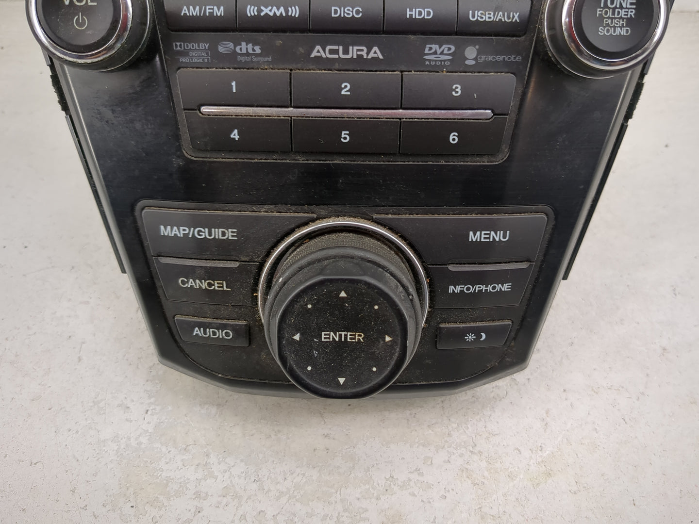2010-2013 Acura Mdx Radio AM FM Cd Player Receiver Replacement P/N:39101-STX-A610-M1 BV7C0AO Fits Fits 2010 2011 2012 2013 O
