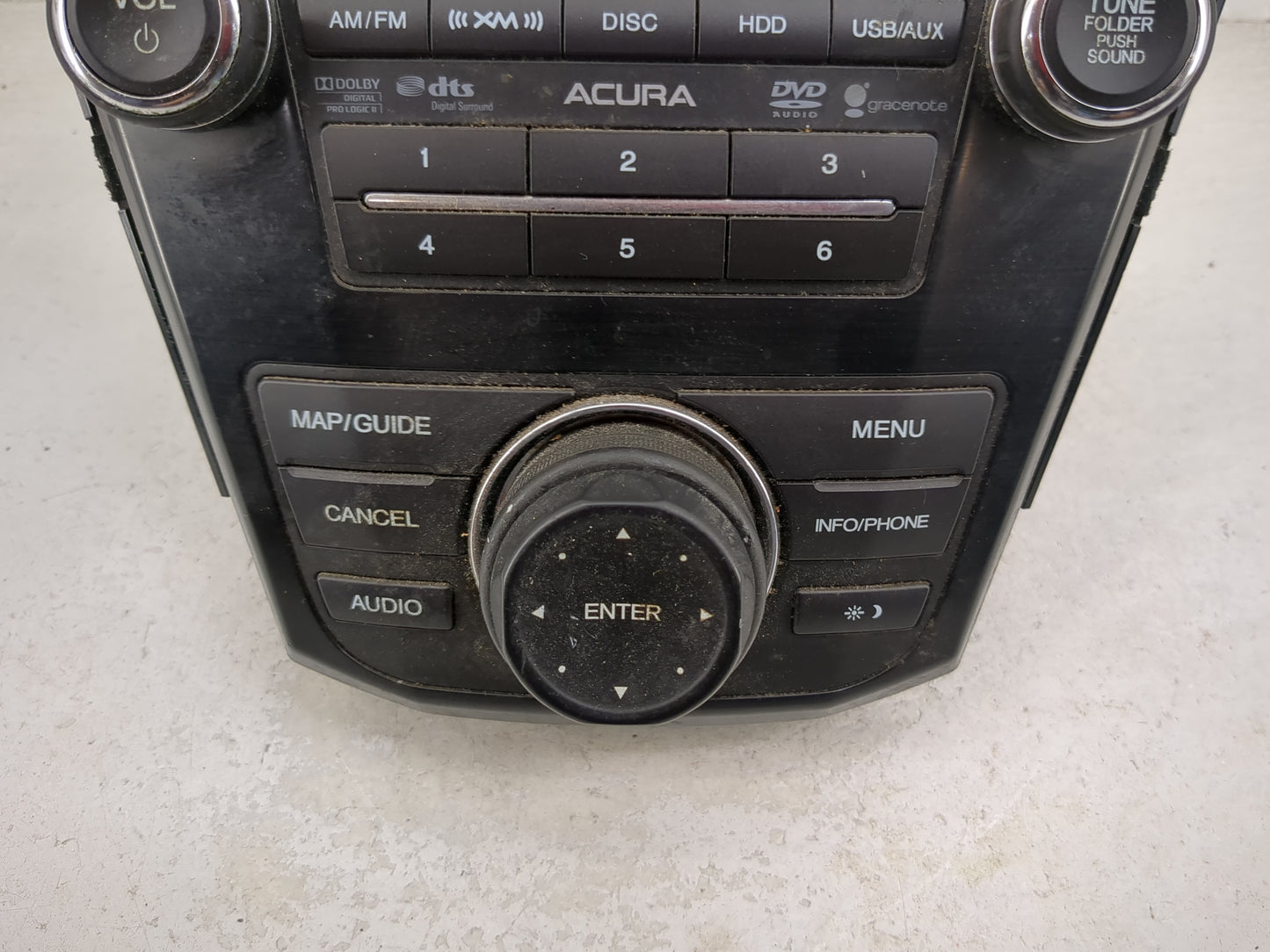 2010-2013 Acura Mdx Radio AM FM Cd Player Receiver Replacement P/N:39101-STX-A610-M1 BV7C0AO Fits Fits 2010 2011 2012 2013 O