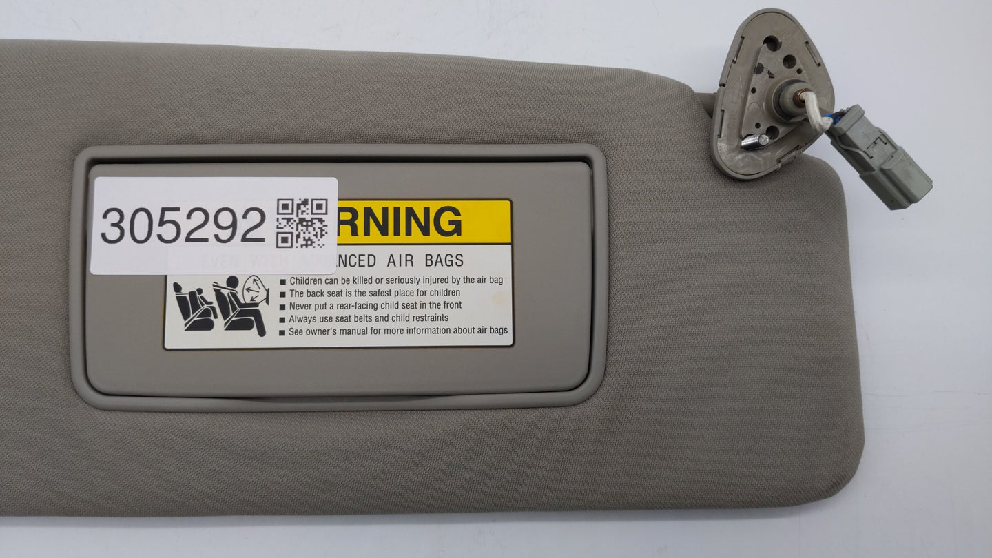 2010 Acura Mdx Sun Visor Shade Replacement Passenger Right Mirror Fits OEM Used Auto Parts - Oemusedautoparts1.com