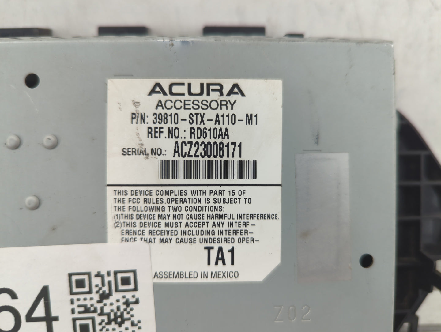 2010-2013 Acura Mdx Information Display Screen - Oemusedautoparts1.com