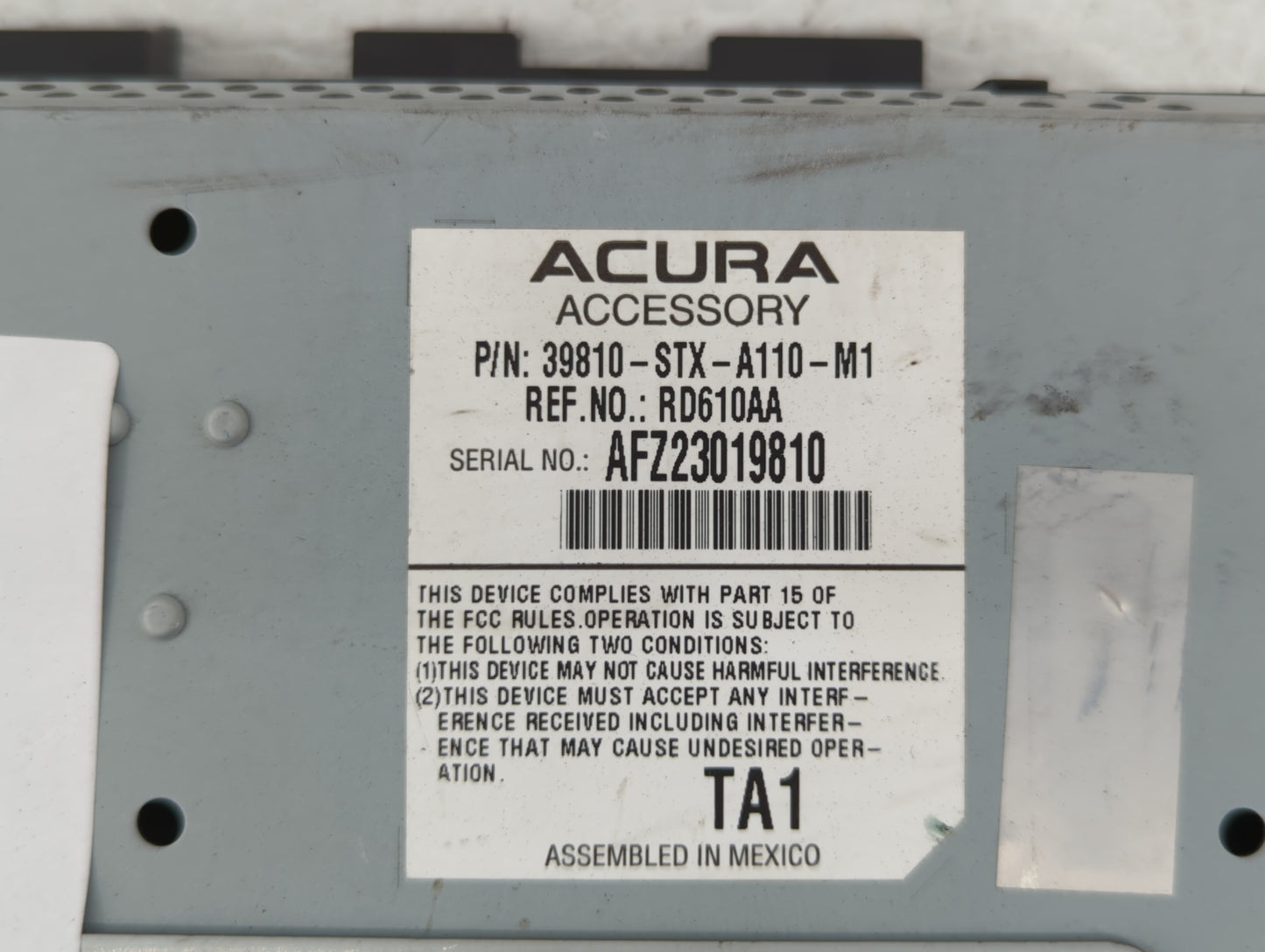 2010-2013 Acura Mdx Information Display Screen - Oemusedautoparts1.com