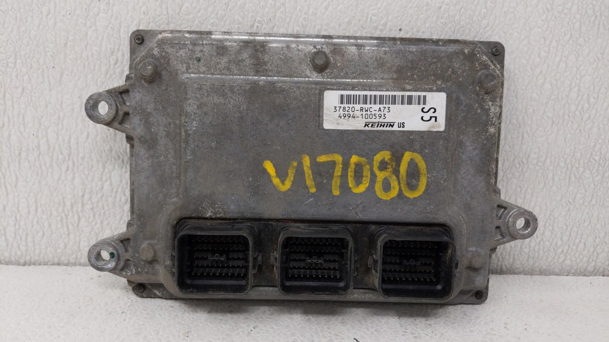 2010-2011 Acura Rdx PCM Engine Control Computer ECU ECM PCU OEM P/N:37820-RWC-A73 Fits 2010 2011 OEM Used Auto Parts - Oemus