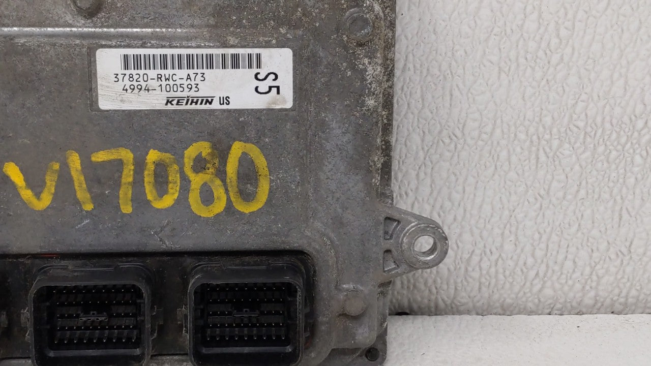 2010-2011 Acura Rdx PCM Engine Control Computer ECU ECM PCU OEM P/N:37820-RWC-A73 Fits Fits 2010 2011 OEM Used Auto Parts - 