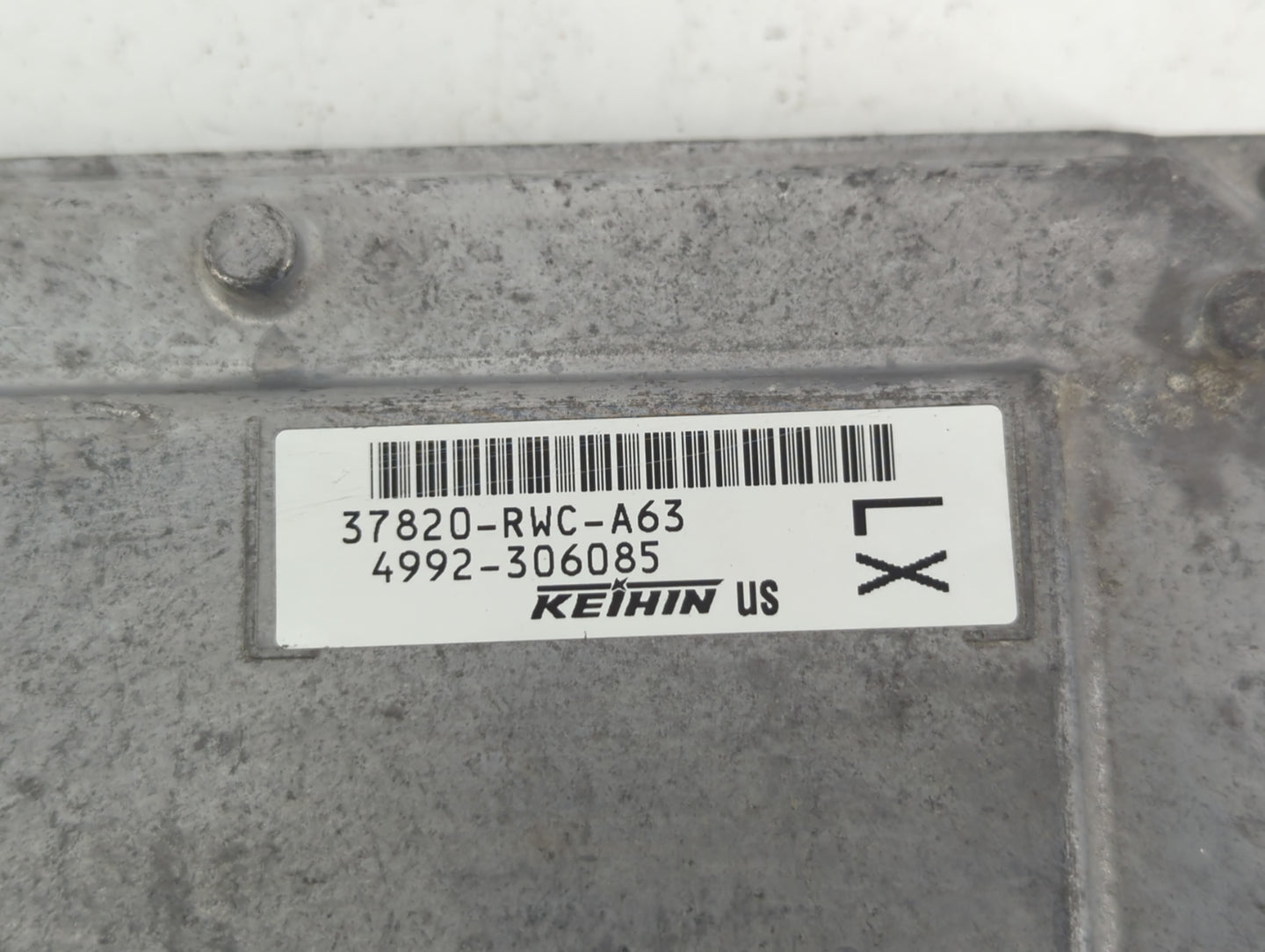 2010-2011 Acura Rdx PCM Engine Control Computer ECU ECM PCU OEM P/N:4992-104447 37820-RWC-A62 Fits Fits 2010 2011 OEM Used A