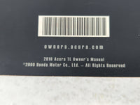 2010 Acura Tl Owners Manual Book Guide P/N:00X31-TK4-6100 OEM Used Auto Parts - Oemusedautoparts1.com