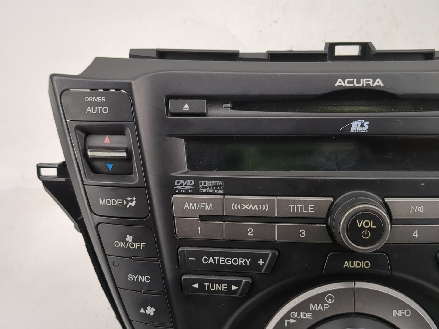 2010-2011 Acura Tl Radio AM FM Cd Player Receiver Replacement P/N:39100-TK4-A200 Fits Fits 2010 2011 OEM Used Auto Parts - O