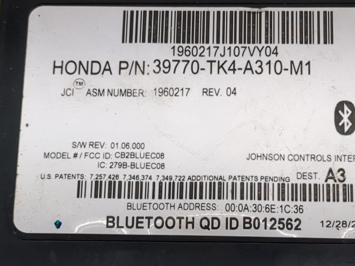 2009-2011 Acura Tl Communication Control Module - Oemusedautoparts1.com