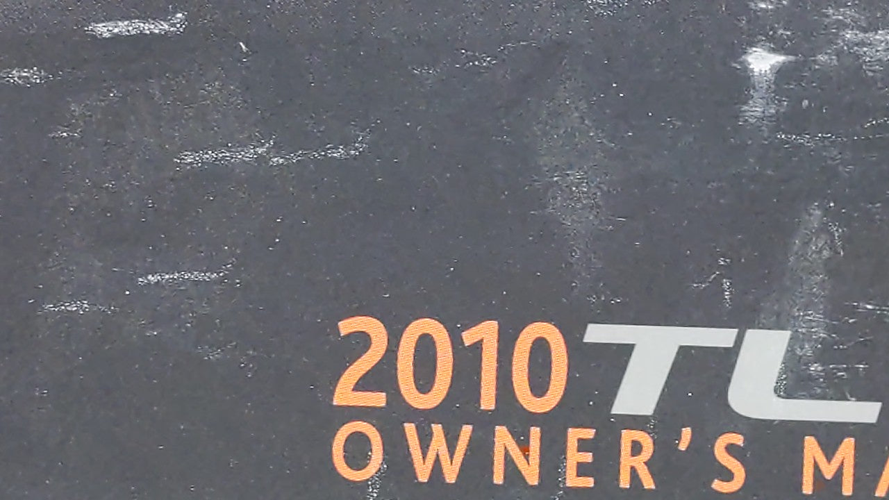 2010 Acura Tl Owners Manual Book Guide OEM Used Auto Parts - Oemusedautoparts1.com
