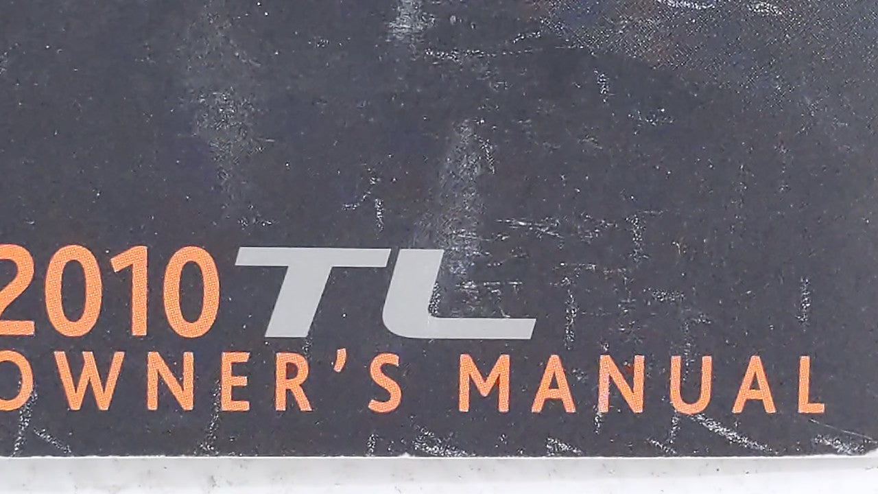 2010 Acura Tl Owners Manual Book Guide OEM Used Auto Parts - Oemusedautoparts1.com