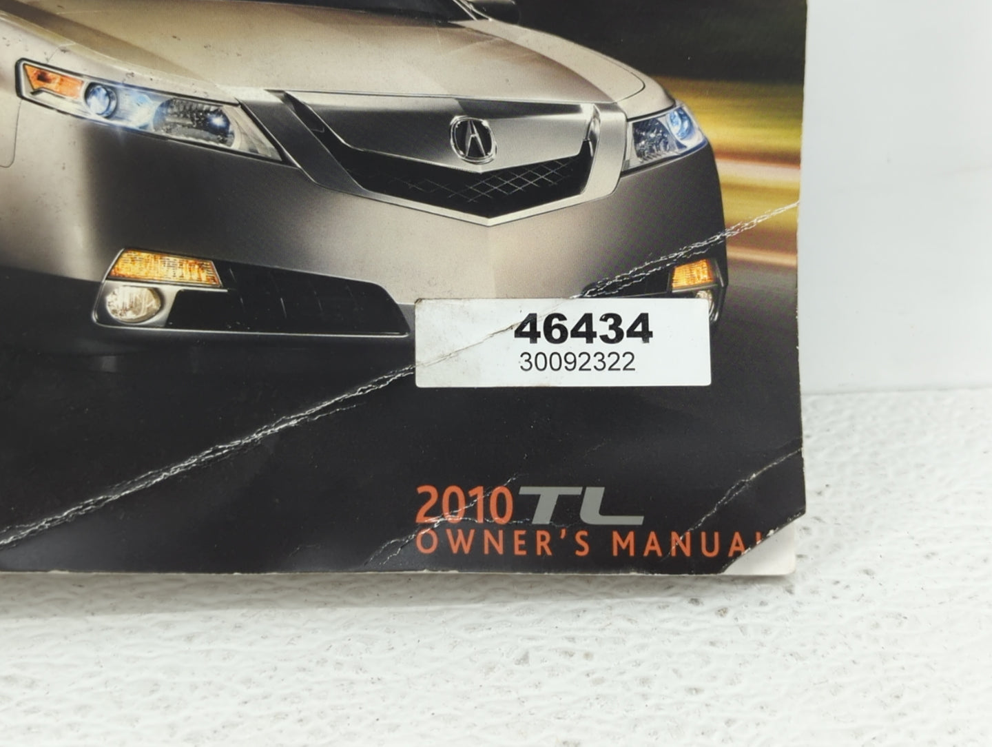 2010 Acura Tl Owners Manual Book Guide OEM Used Auto Parts - Oemusedautoparts1.com