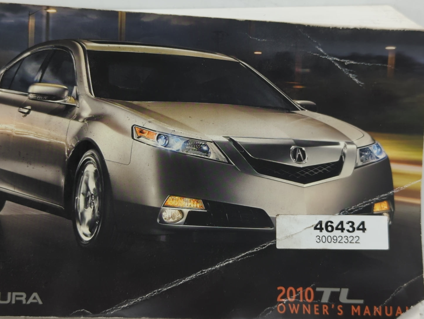 2010 Acura Tl Owners Manual Book Guide OEM Used Auto Parts - Oemusedautoparts1.com