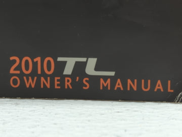 2010 Acura Tl Owners Manual Book Guide OEM Used Auto Parts