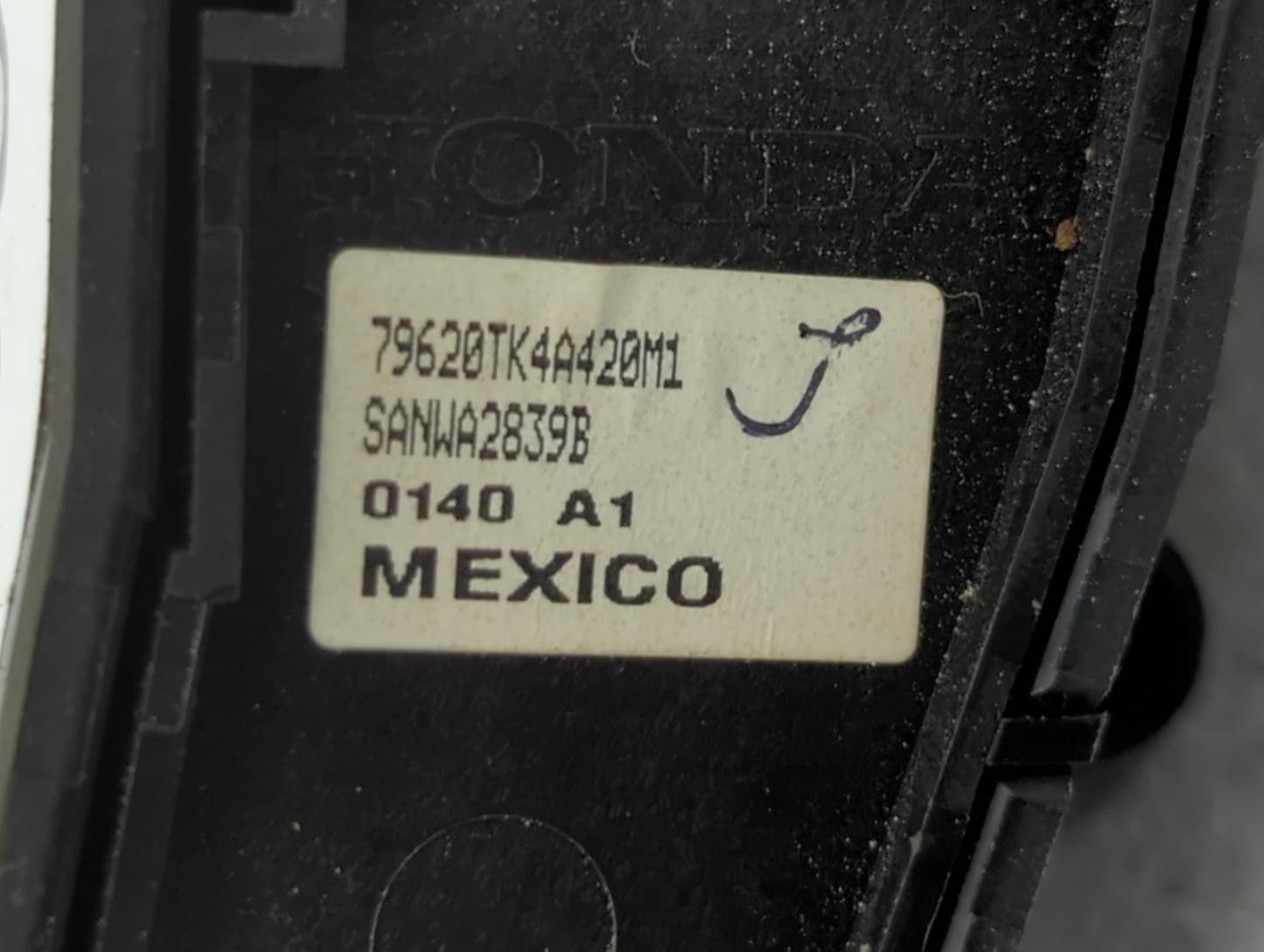 2009-2014 Acura Tl Climate Control Module Temperature AC/Heater Replacement P/N:79620TK4A420M1 Fits OEM Used Auto Parts - Oe