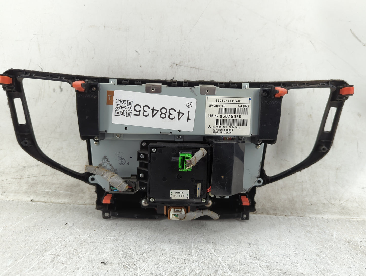2009-2010 Acura Tsx Radio AM FM Cd Player Receiver Replacement P/N:39050-TL2-A01 SW-0HU8-AC, 3AP154A Fits Fits 2009 2010 OEM