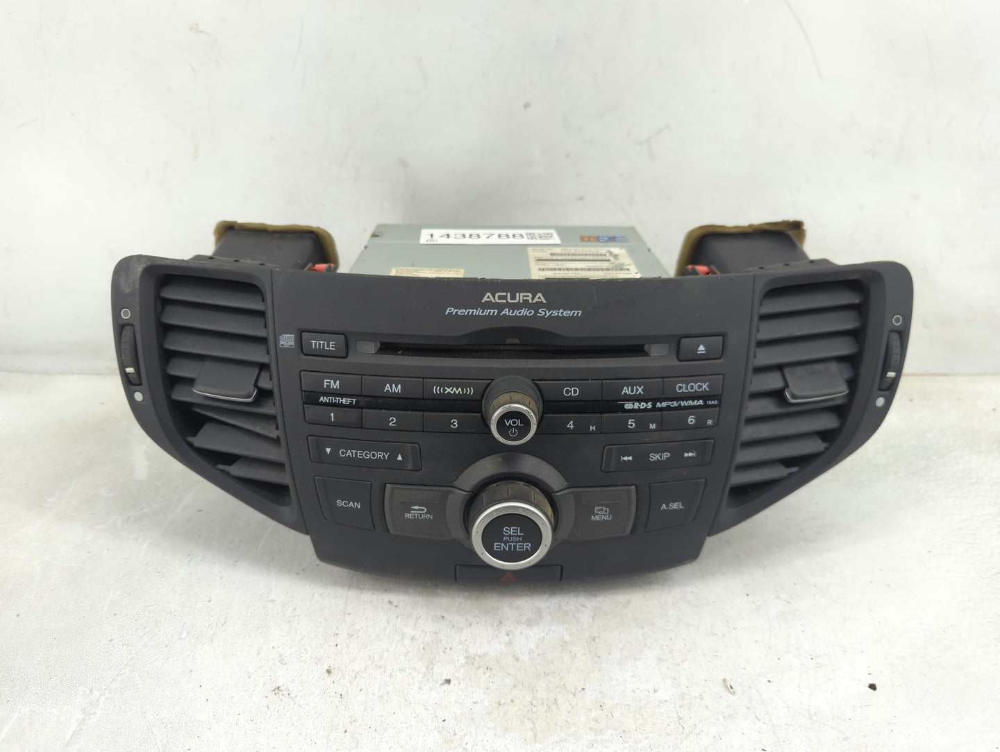 2009-2010 Acura Tsx Radio AM FM Cd Player Receiver Replacement P/N:39100-TL2-A000 CQ-JH3760AJ Fits Fits 2009 2010 OEM Used A