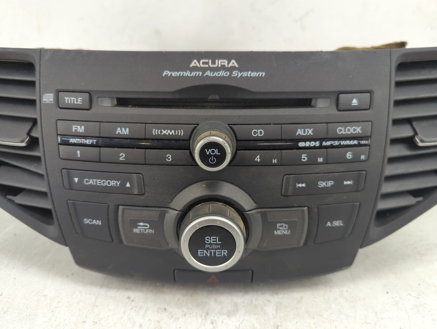 2009-2010 Acura Tsx Radio AM FM Cd Player Receiver Replacement P/N:39100-TL2-A000 CQ-JH3760AJ Fits Fits 2009 2010 OEM Used A