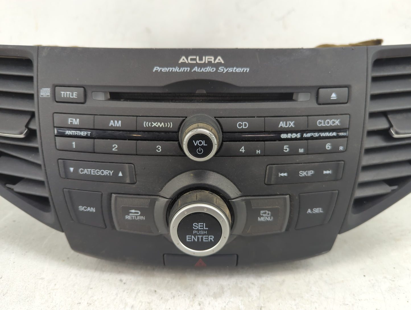 2009-2010 Acura Tsx Radio AM FM Cd Player Receiver Replacement P/N:39100-TL2-A000 CQ-JH3760AJ Fits Fits 2009 2010 OEM Used A