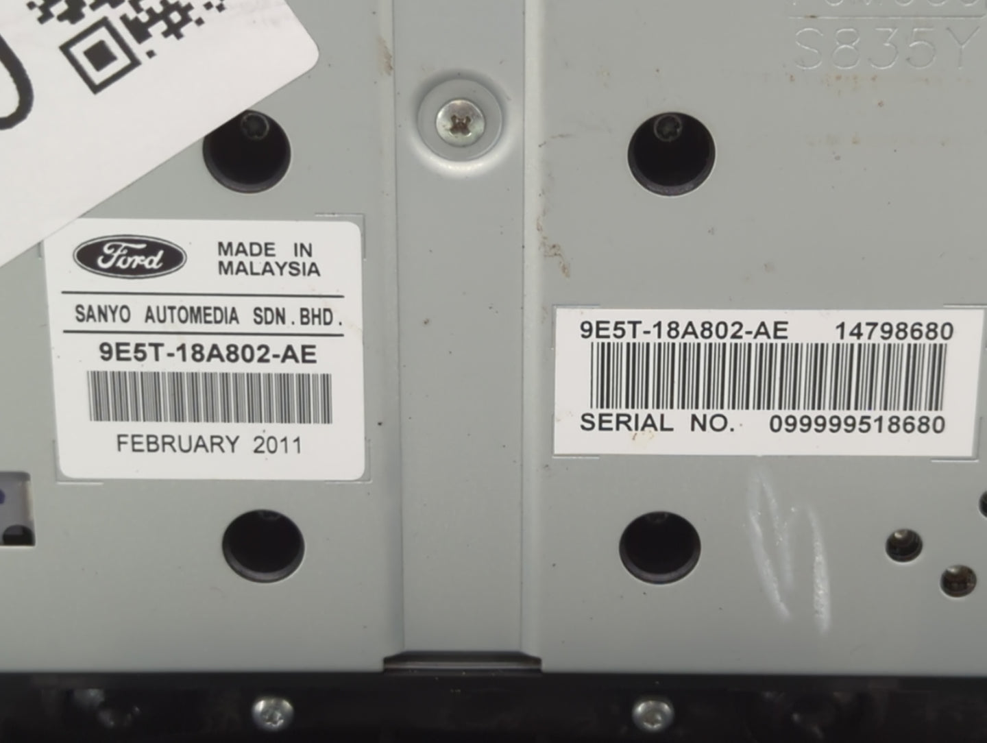 2009-2014 Acura Tsx Am Fm Cd Player Radio Receiver - Oemusedautoparts1.com