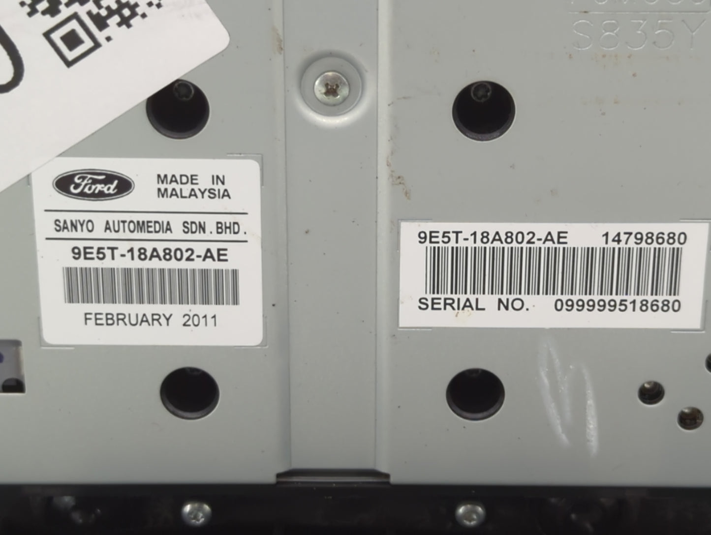 2009-2014 Acura Tsx Am Fm Cd Player Radio Receiver - Oemusedautoparts1.com