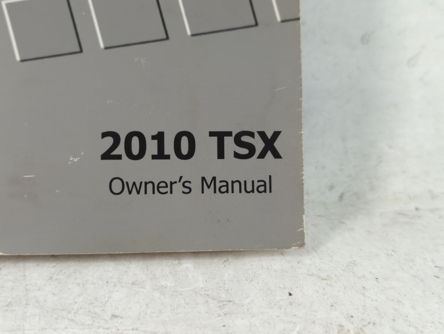 2010 Acura Tsx Owners Manual Book Guide P/N:00X31-TL1-6110 31TL1611 OEM Used Auto Parts - Oemusedautoparts1.com
