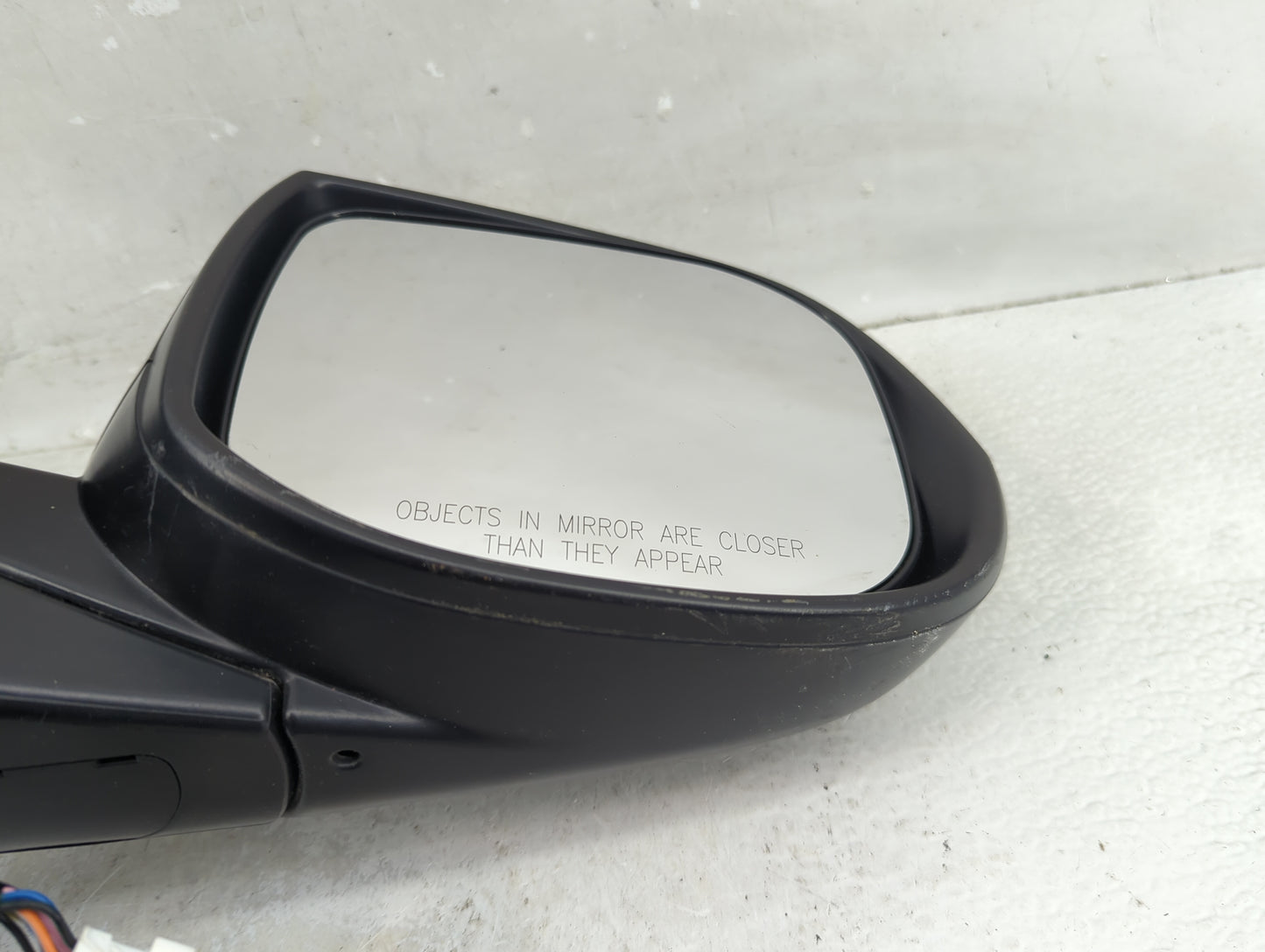 2009-2014 Acura Tsx Passenger Right Side View Manual Door Mirror Black - Oemusedautoparts1.com
