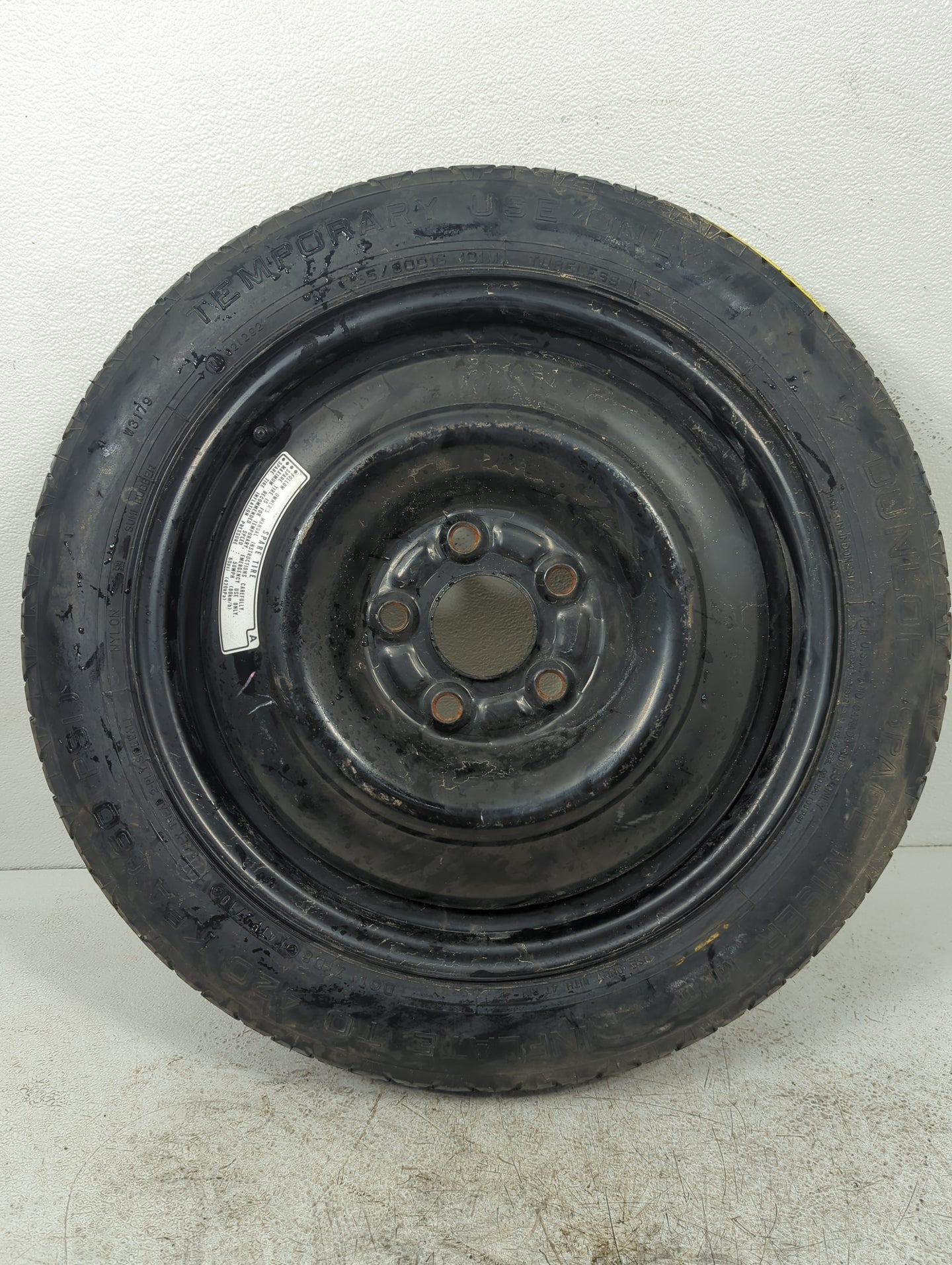 2010 Acura Tsx Tsx Spare Donut Tire Wheel Rim Oem - Oemusedautoparts1.com
