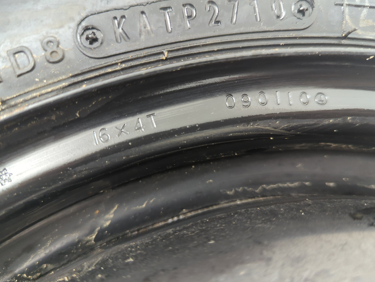 2010 Acura Tsx Tsx Spare Donut Tire Wheel Rim Oem - Oemusedautoparts1.com