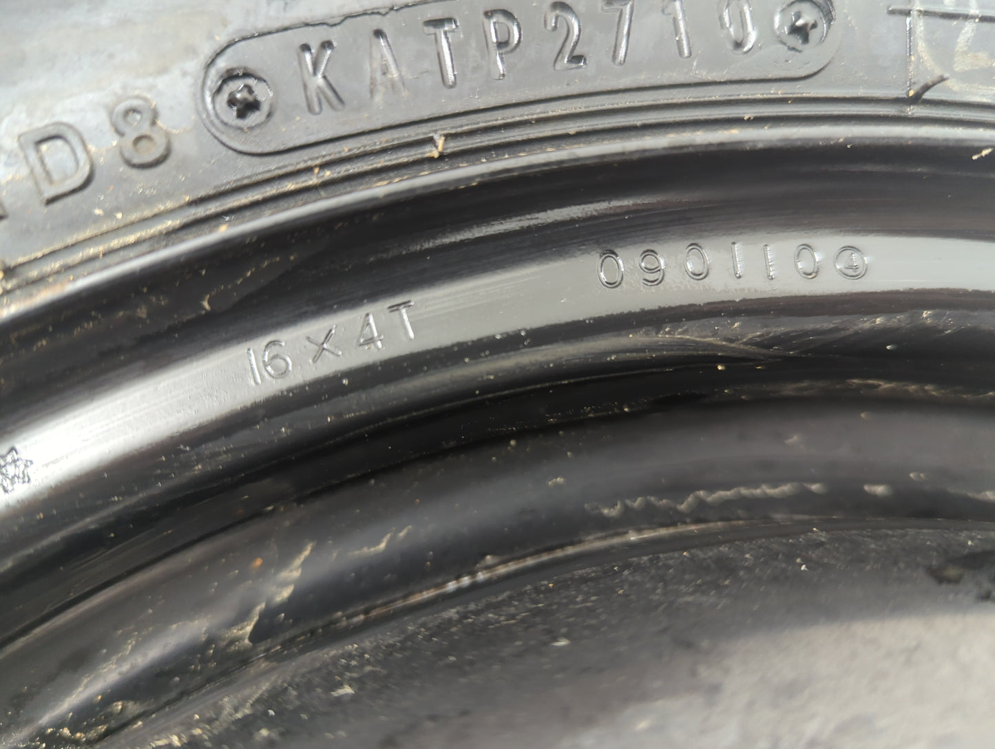 2010 Acura Tsx Tsx Spare Donut Tire Wheel Rim Oem - Oemusedautoparts1.com