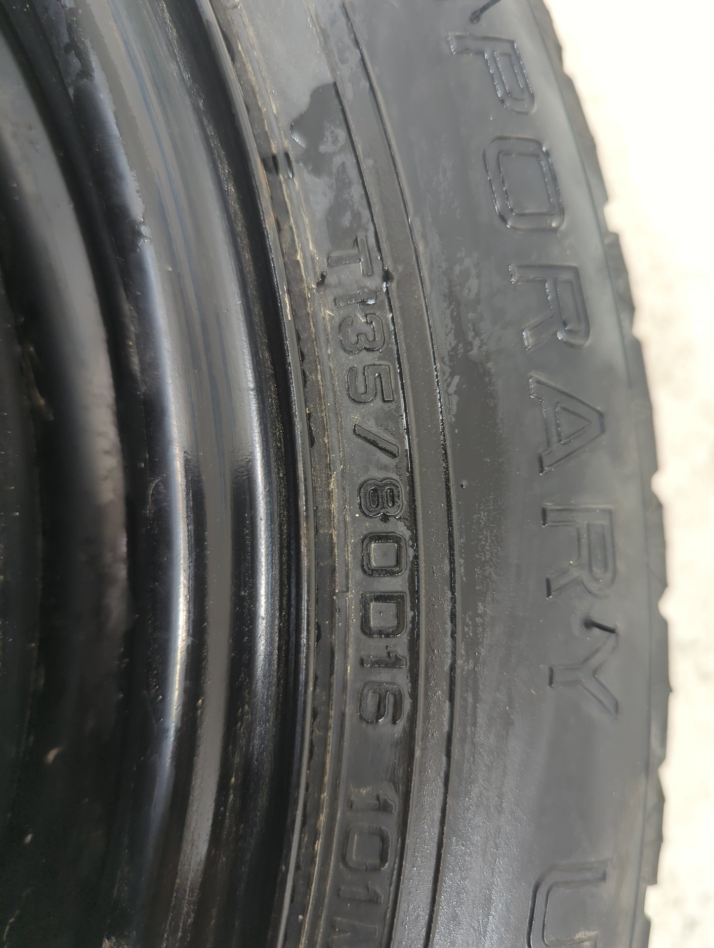 2010 Acura Tsx Tsx Spare Donut Tire Wheel Rim Oem - Oemusedautoparts1.com