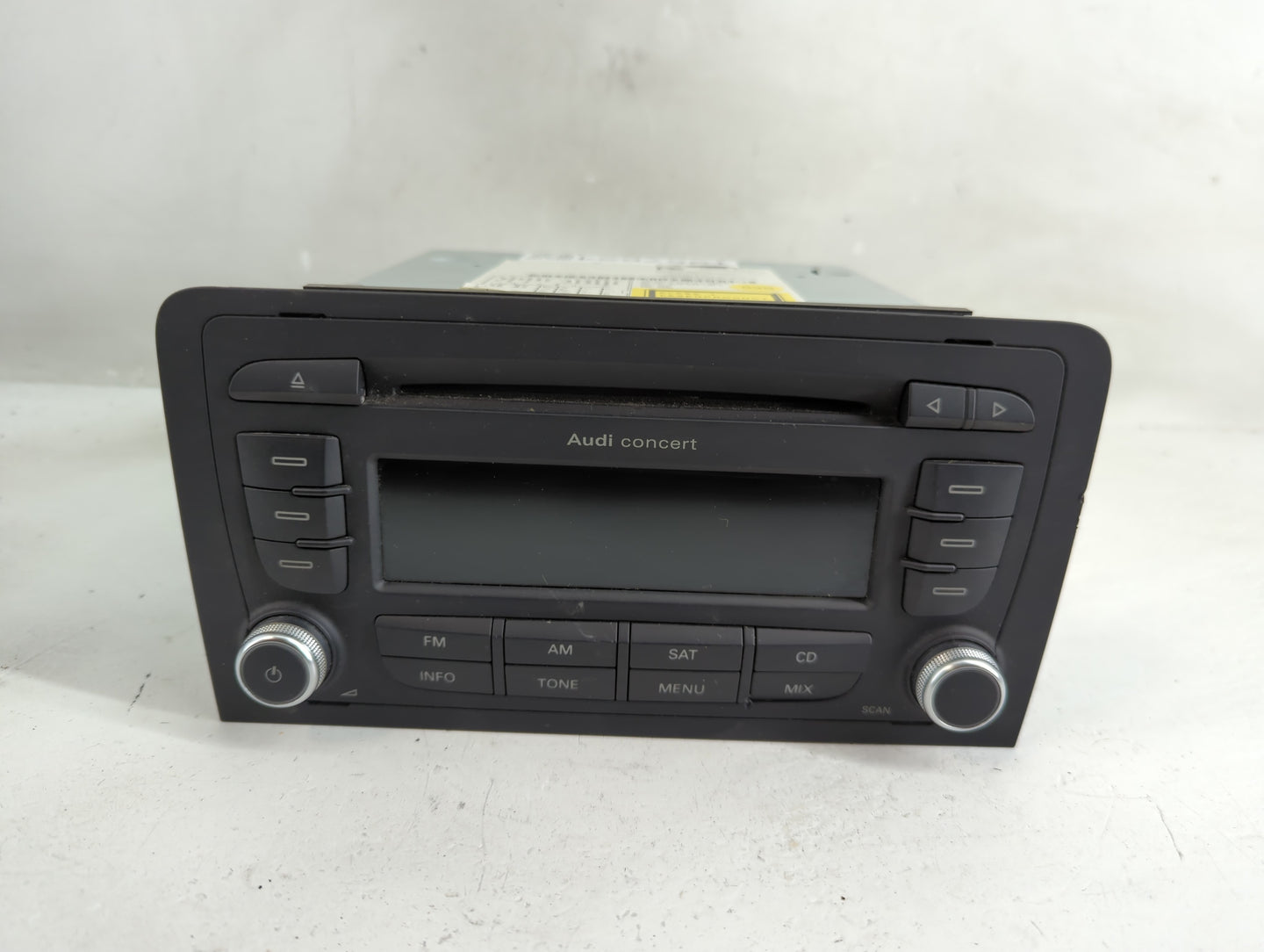 2010 Audi A3 Radio AM FM Cd Player Receiver Replacement Fits OEM Used Auto Parts - Oemusedautoparts1.com