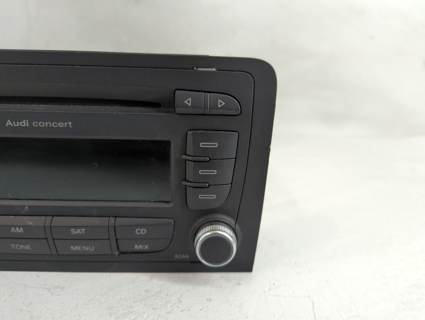 2010 Audi A3 Radio AM FM Cd Player Receiver Replacement Fits OEM Used Auto Parts - Oemusedautoparts1.com