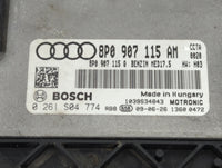 2010-2011 Audi A3 PCM Engine Control Computer ECU ECM PCU OEM P/N:8P0907115AM 8P0907115Q, 0261S04774 Fits Fits 2010 2011 OEM
