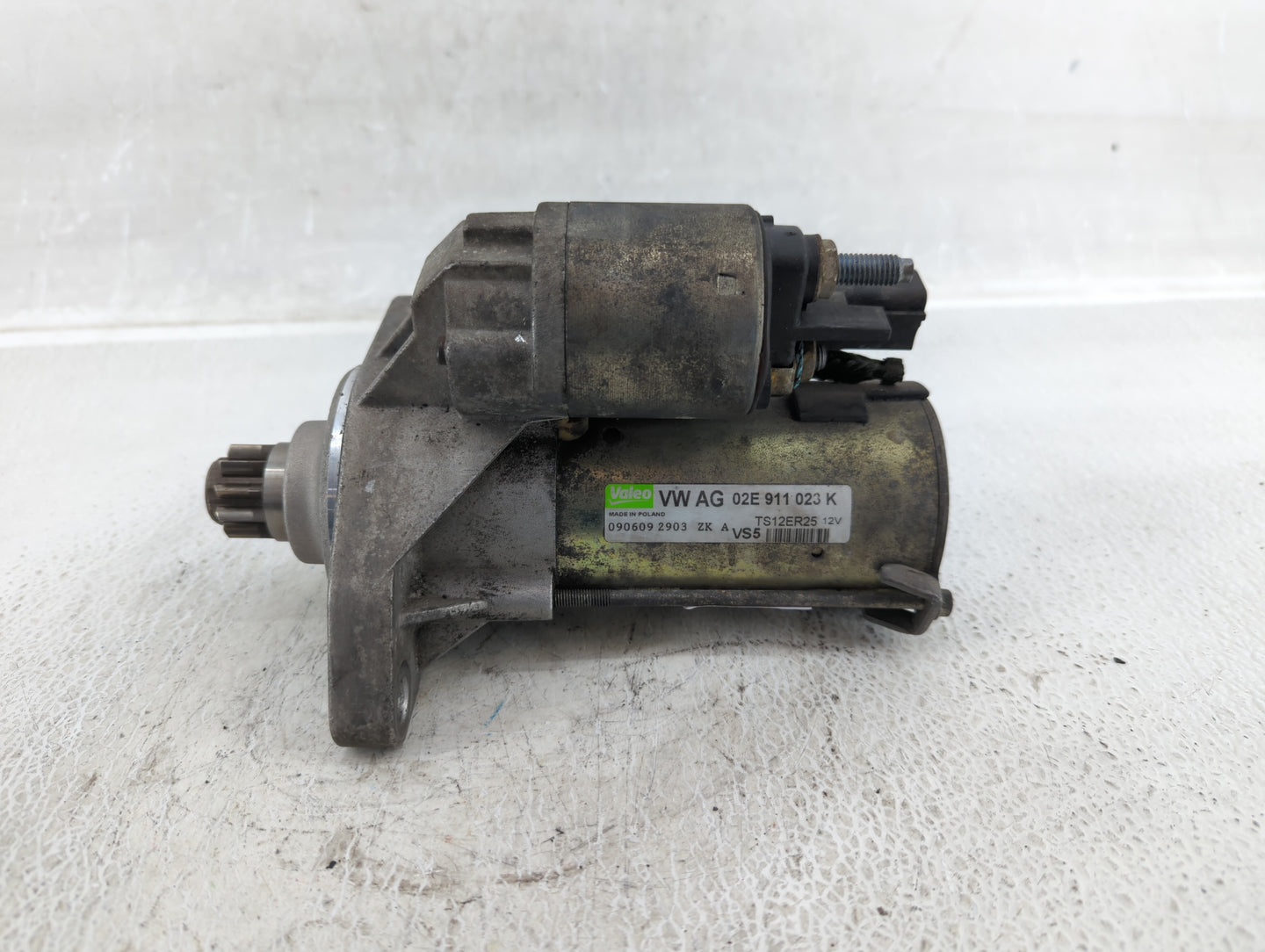 2006-2013 Audi A3 Car Starter Motor Solenoid OEM P/N:02E 911 023 K Fits OEM Used Auto Parts - Oemusedautoparts1.com