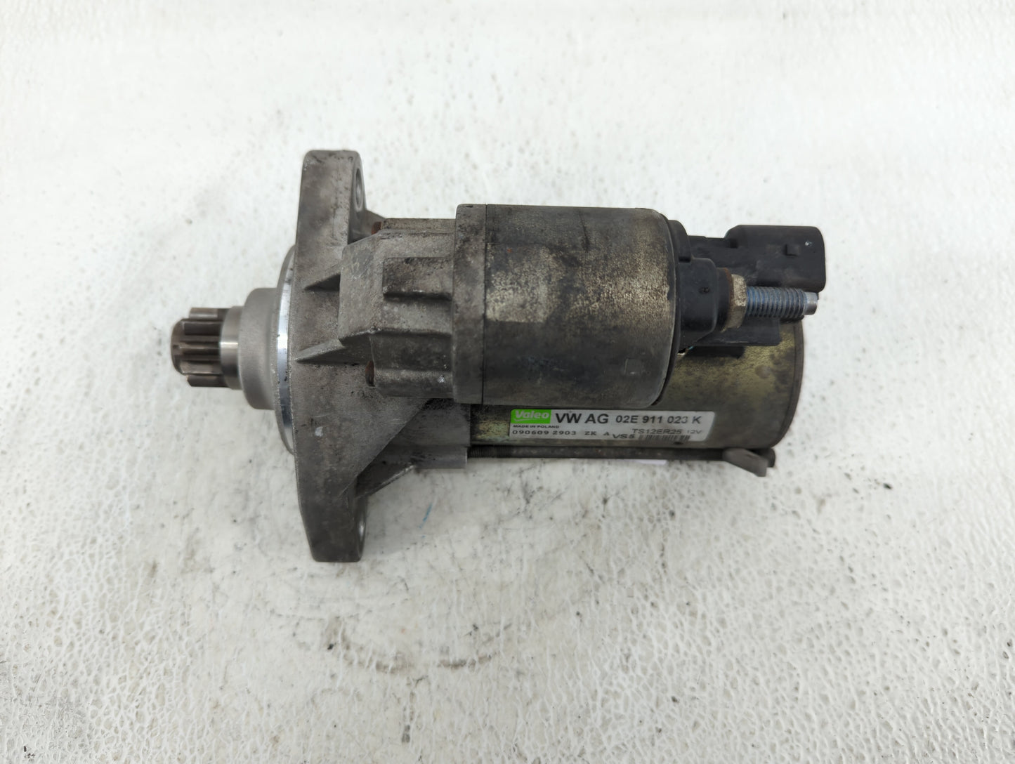 2006-2013 Audi A3 Car Starter Motor Solenoid OEM P/N:02E 911 023 K Fits OEM Used Auto Parts - Oemusedautoparts1.com