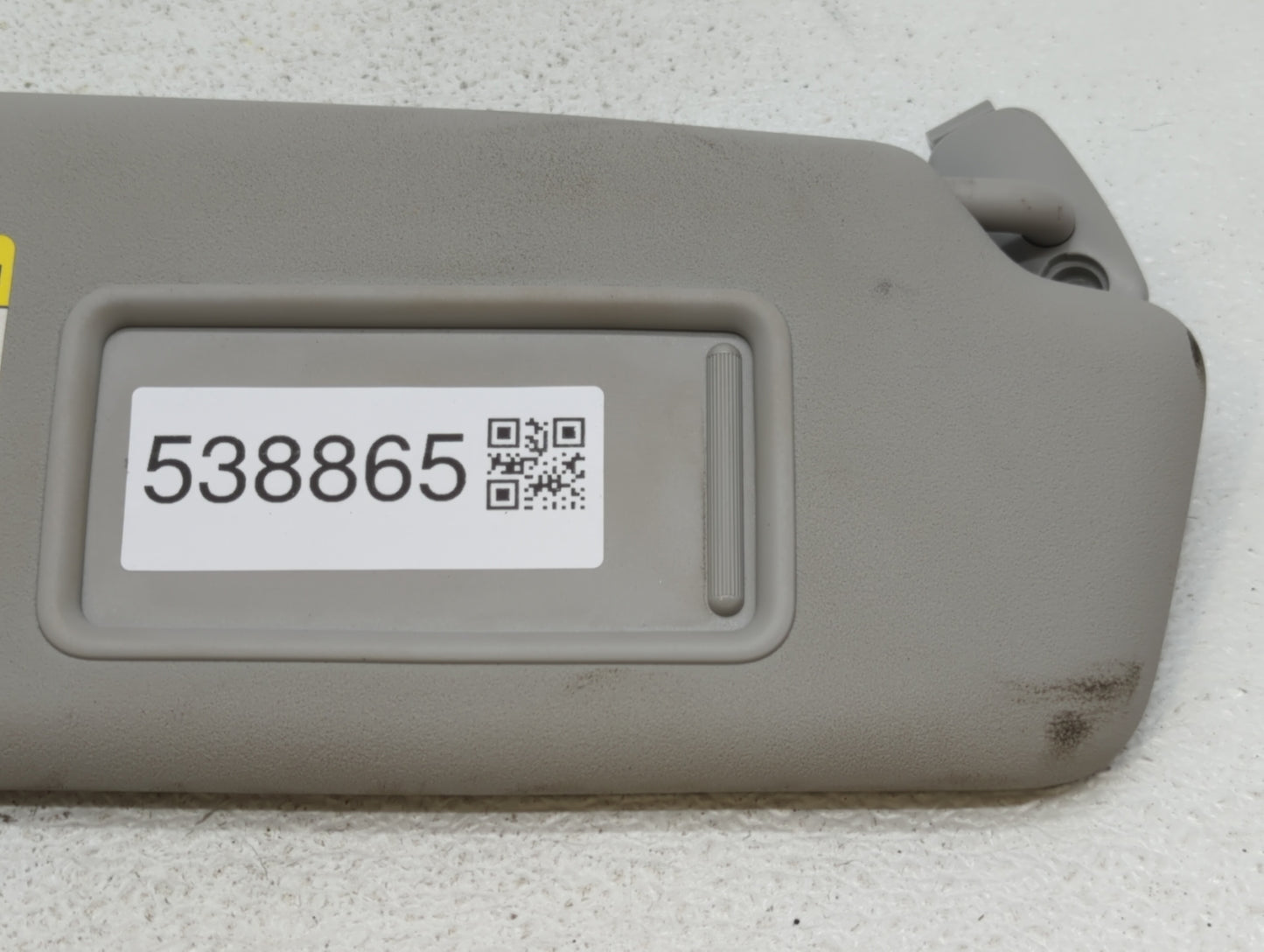 2010 Audi A3 Sun Visor Shade Replacement Passenger Right Mirror Fits OEM Used Auto Parts - Oemusedautoparts1.com