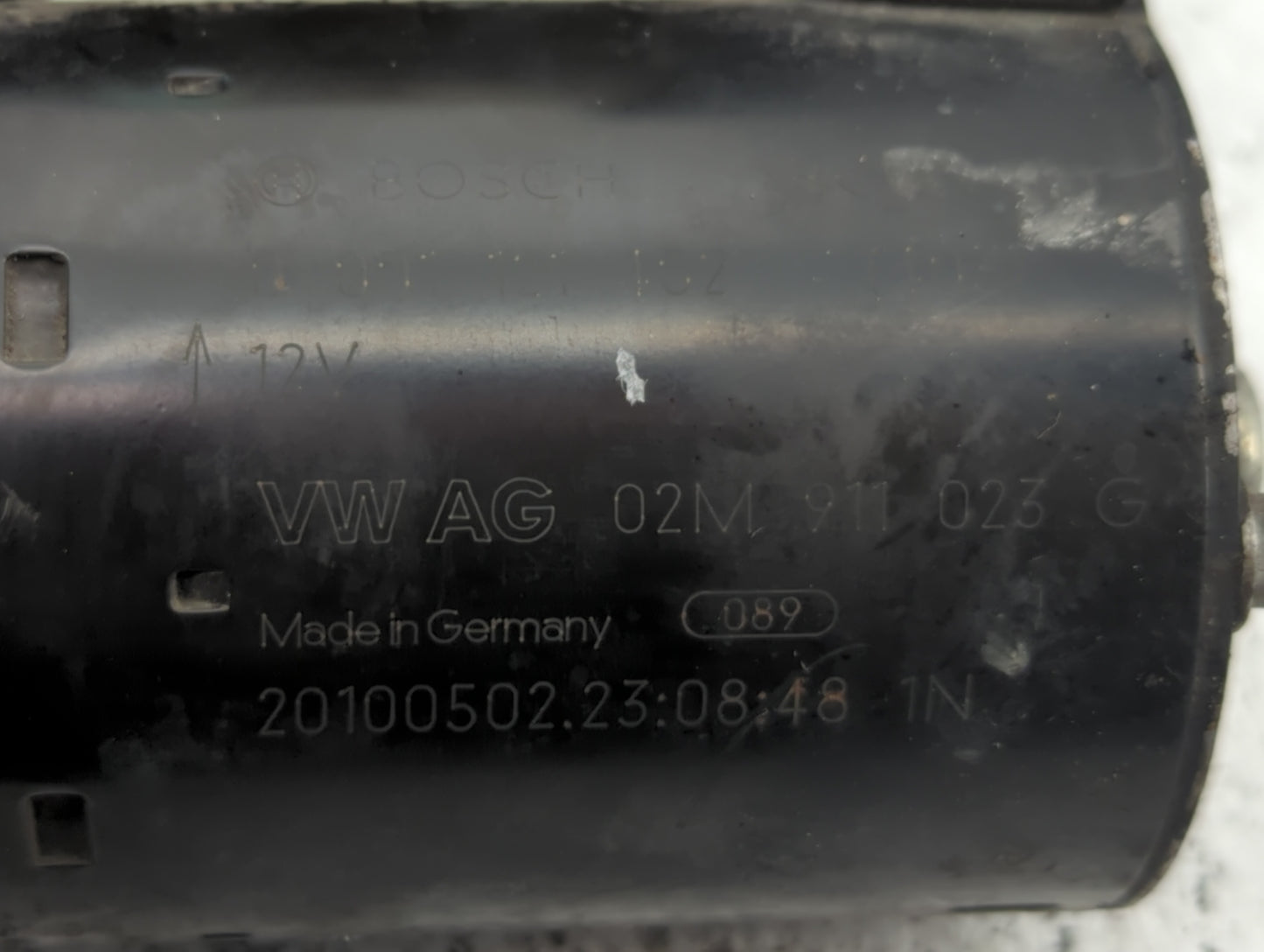 2006-2013 Audi A3 Car Starter Motor Solenoid OEM P/N:02M 911 023 G Fits OEM Used Auto Parts - Oemusedautoparts1.com