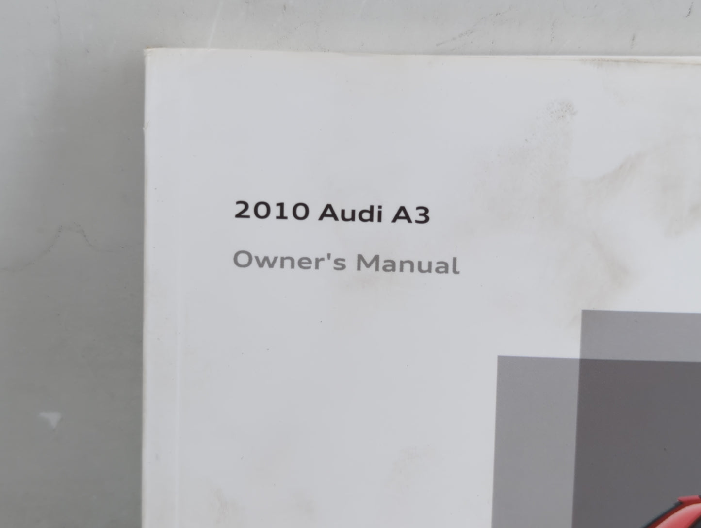 2010 Audi A3 Owners Manual Book Guide OEM Used Auto Parts - Oemusedautoparts1.com