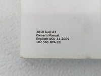 2010 Audi A3 Owners Manual Book Guide OEM Used Auto Parts - Oemusedautoparts1.com