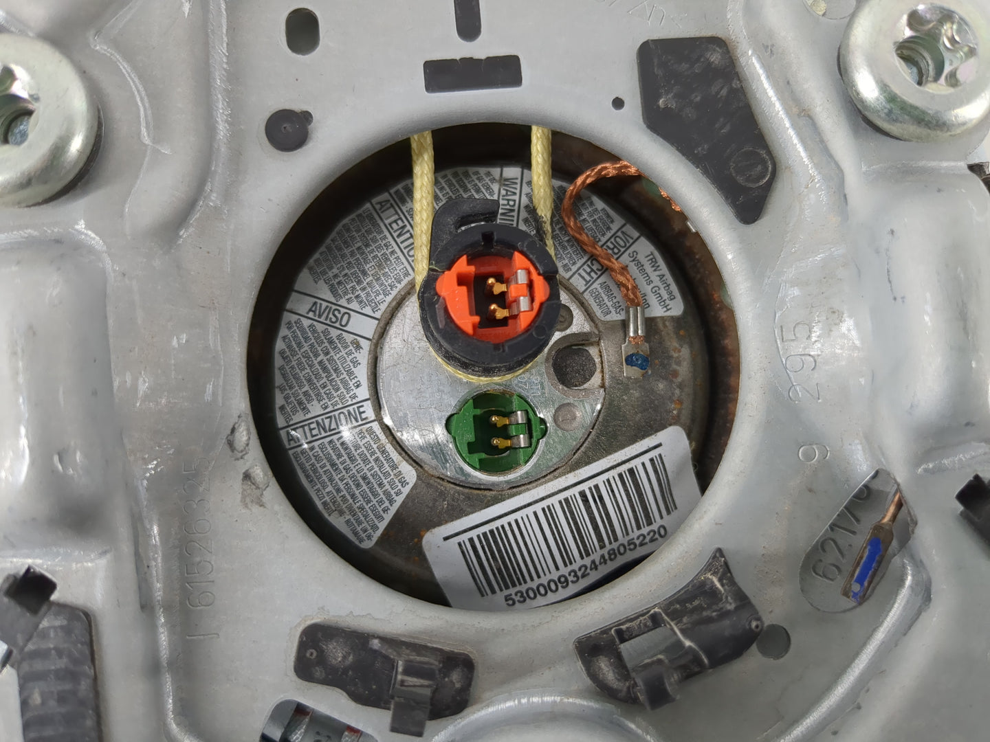 2009-2012 Audi A4 Air Bag Driver Left Steering Wheel Mounted P/N:8K0 880 201 A Fits Fits 2009 2010 2011 2012 OEM Used Auto P