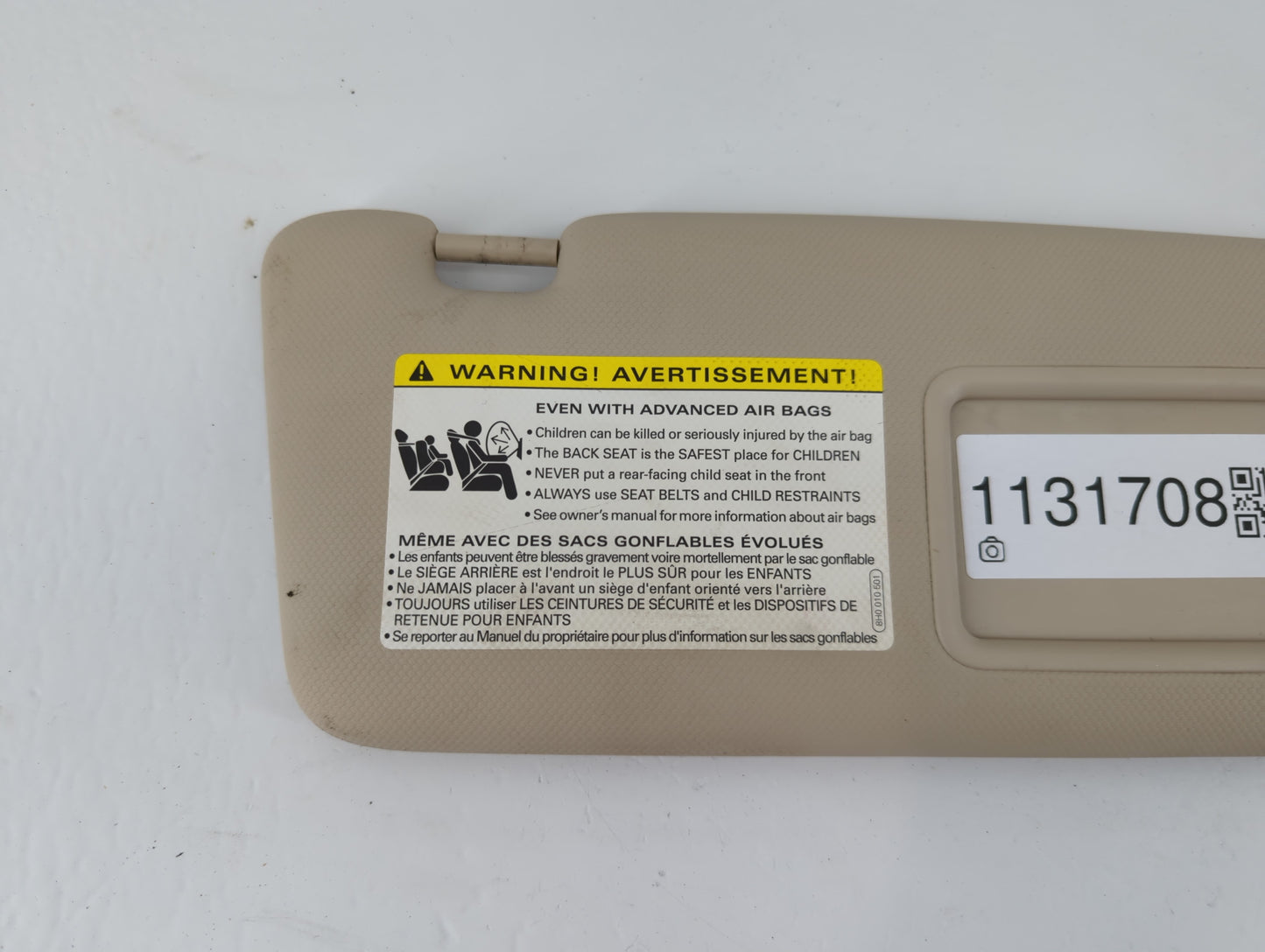 2009-2012 Audi A4 Sun Visor Shade Replacement Passenger Right Mirror Fits Fits 2009 2010 2011 2012 OEM Used Auto Parts - Oem